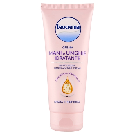 Leocrema Crema Mani e Unghie Idratante Cheratina e Vitamina E 100 ml